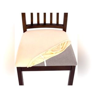 NWT 8 Velvet Chair Seat Cushion Covers